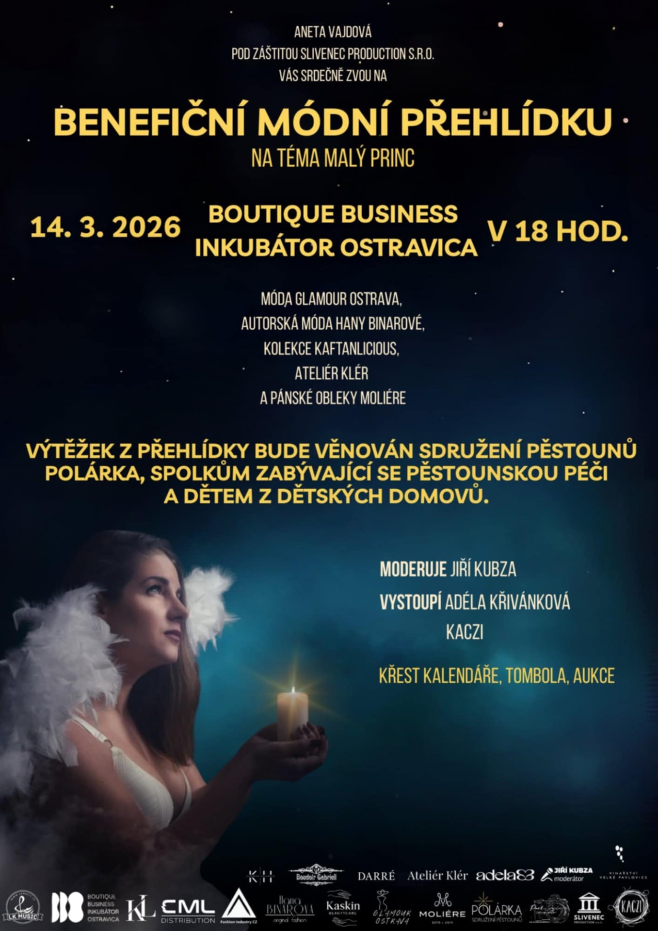 Benefiční módní přehlídka Anety Vajdové na téma Malý princ