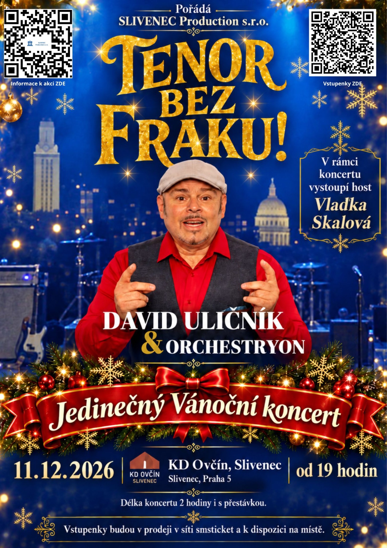 11.12.2026 19:00 - KD Ovčín, Ke Smíchovu 1224/160b, Praha Slivenec